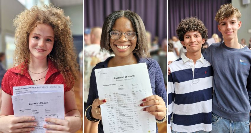 Prince William School students celebrate strong GCSE results